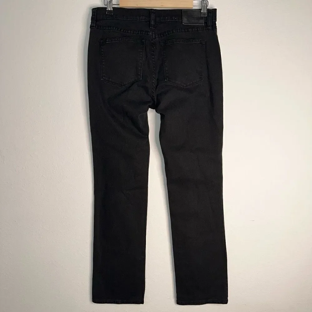 Lauren Ralph Lauren Jeans Co Women’s 6‎ Solid Black Classic Straight Leg Jeans